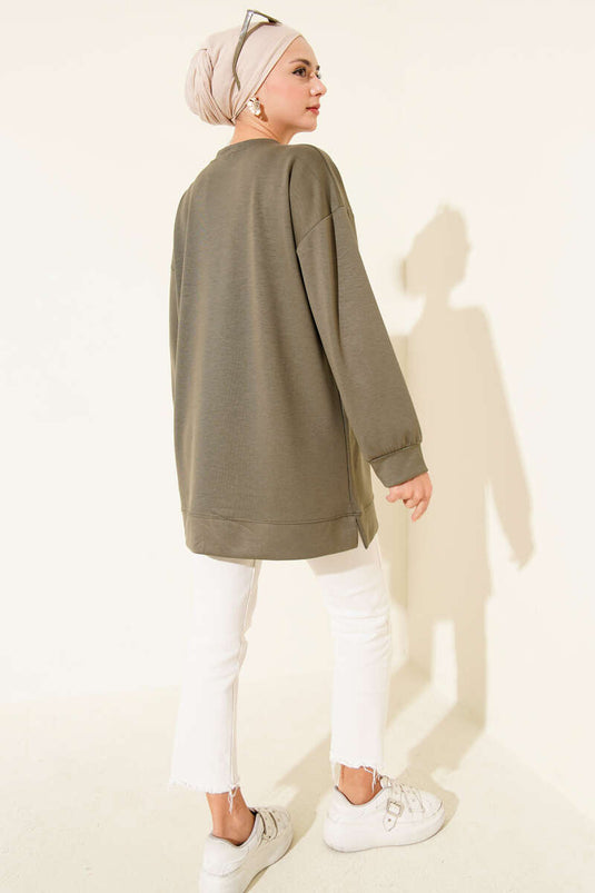 Mini Star Stone Tunic Khaki