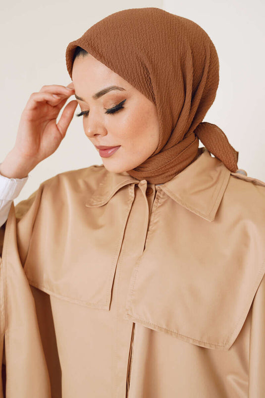 Mio Caz Eşarp Açık Kahve