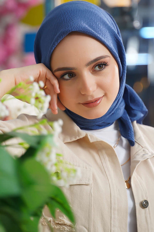 Mio Caz Eşarp İndigo