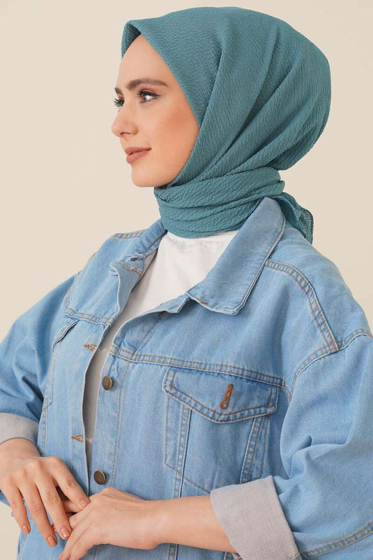 Mio Caz Eşarp Petrol Yeşili