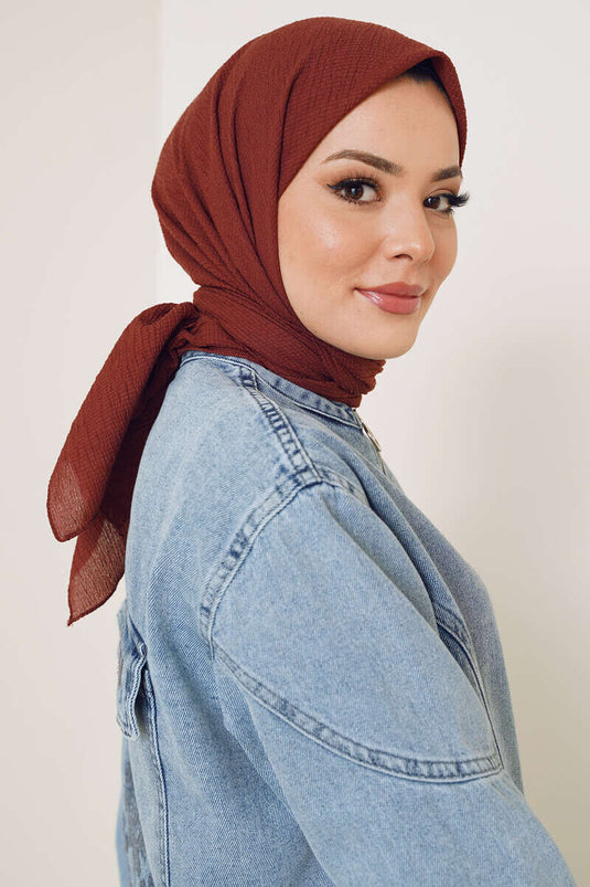 Mio Square Scarf Tan