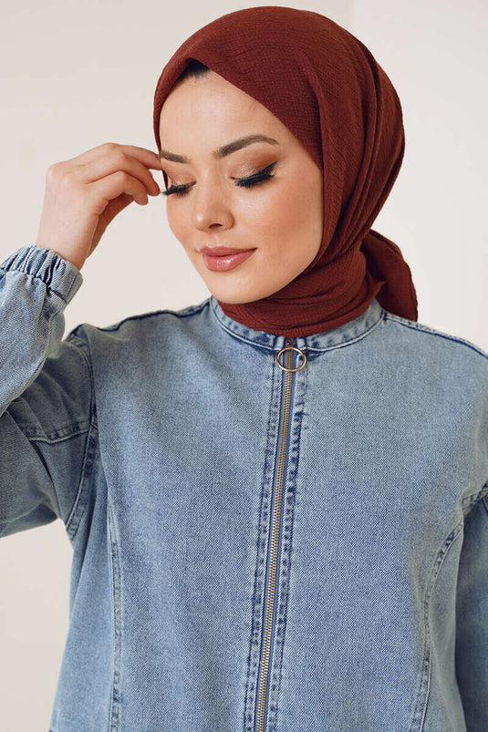 Mio Square Scarf Tan