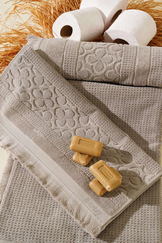 Egyptian Bath Towel Set of 2 Mink