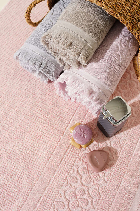 Toalla de baño egipcia con boca de gatito