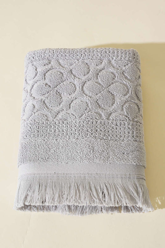 Mısır El Yüz Havlusu Gri