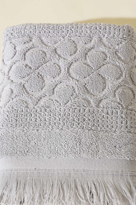 Mısır El Yüz Havlusu Gri