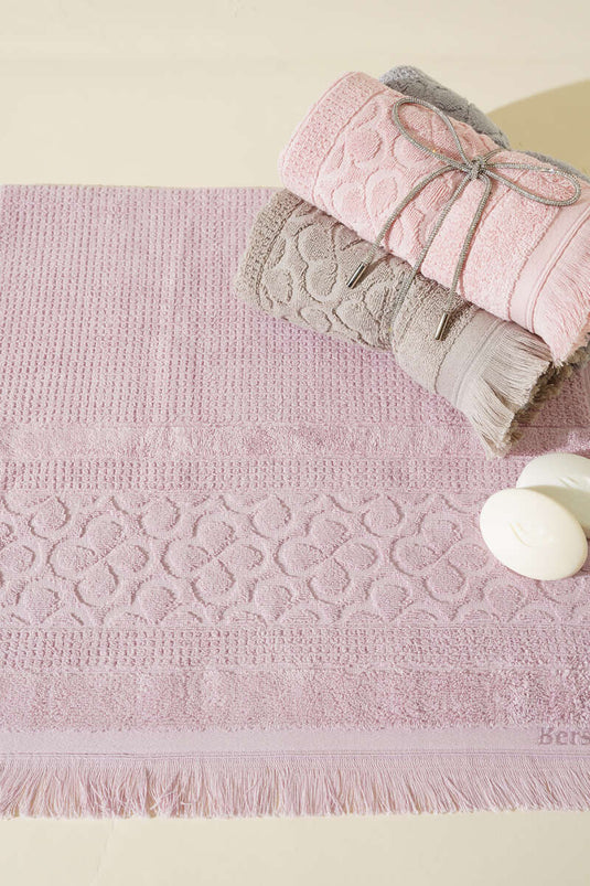 Egyptian Hand and Face Towel Lilac
