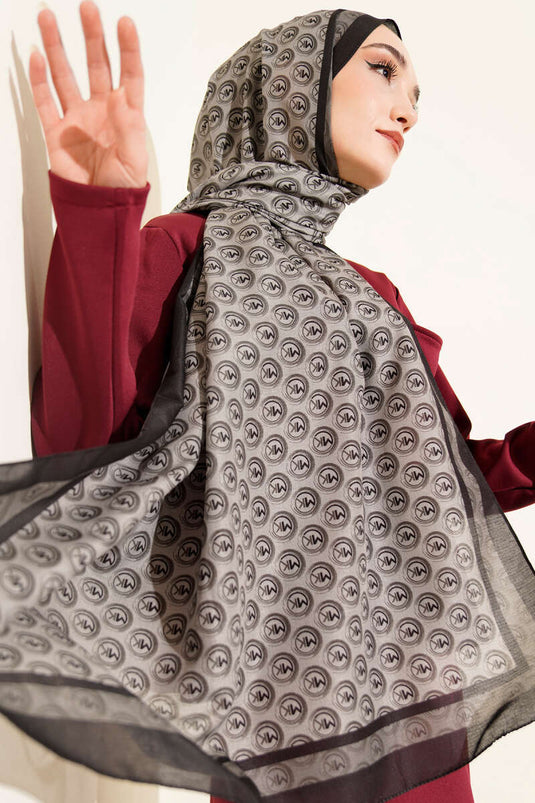 MK Pattern Lina Shawl Pistachio Green