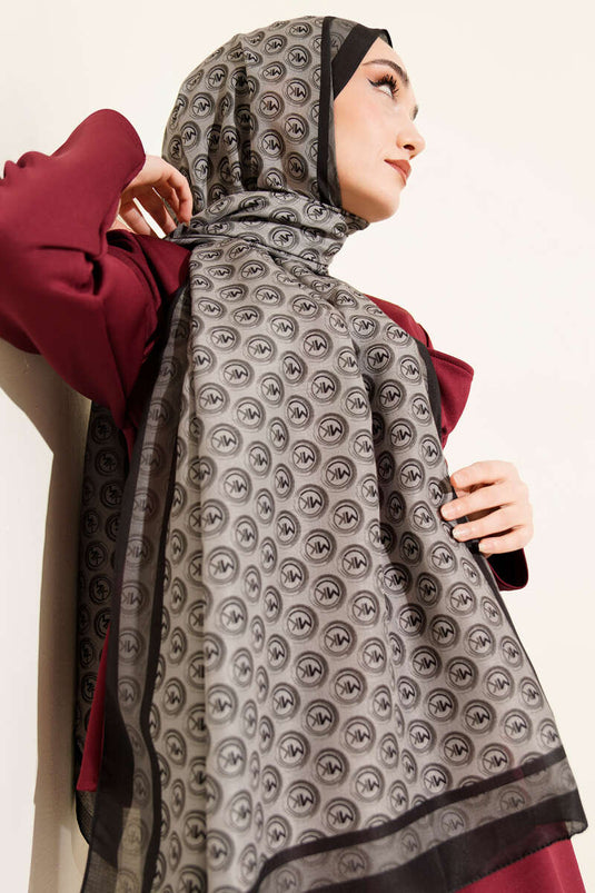 MK Pattern Lina Shawl Pistachio Green