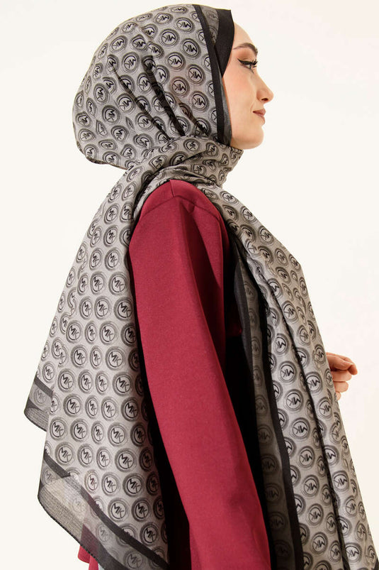 MK Pattern Lina Shawl Pistachio Green