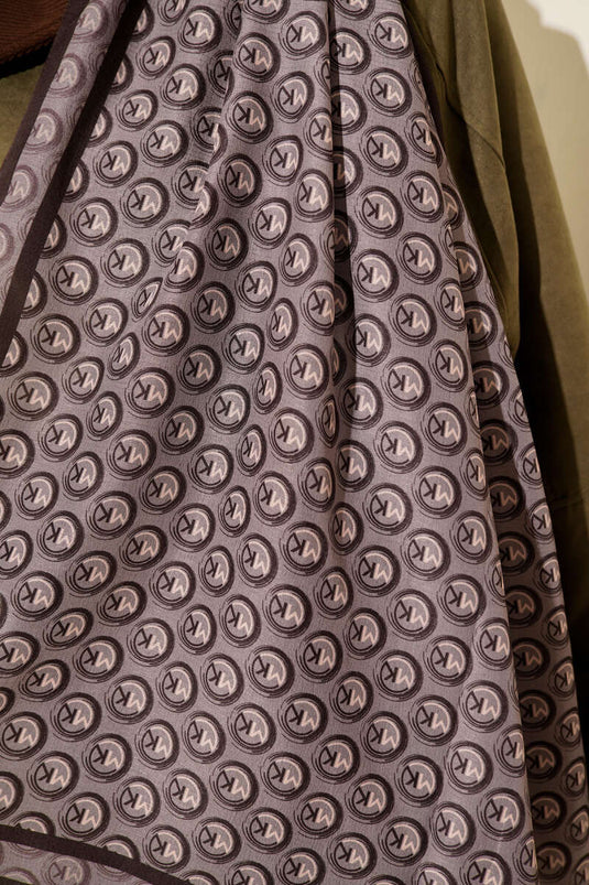 إم كيه ديزين لينا شال بني داكن