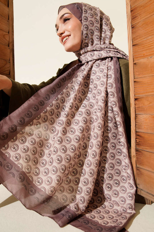 MK Desen Lina Châle Latte