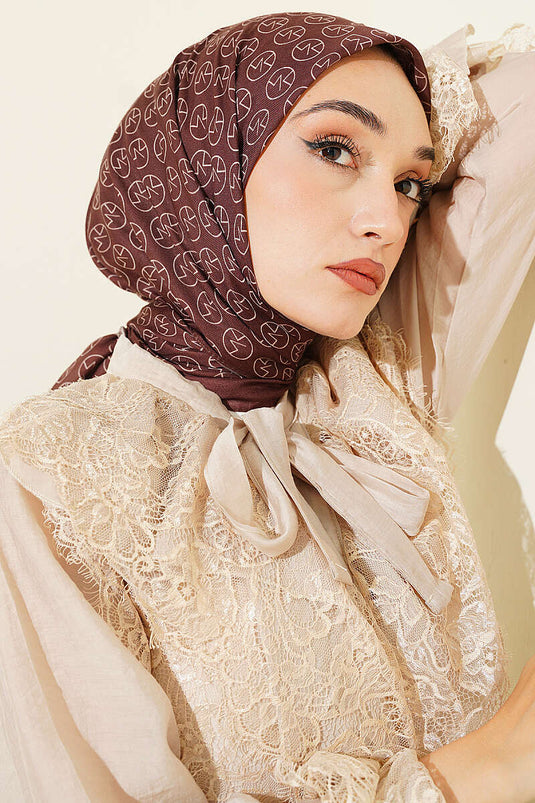 MK Desen Soft Eşarp Toprak