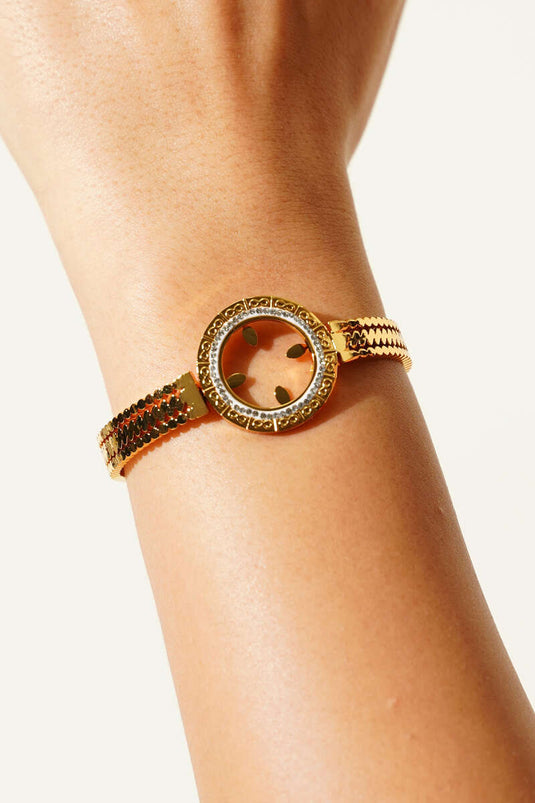 Bracelet demi-jonc à motif assorti 3