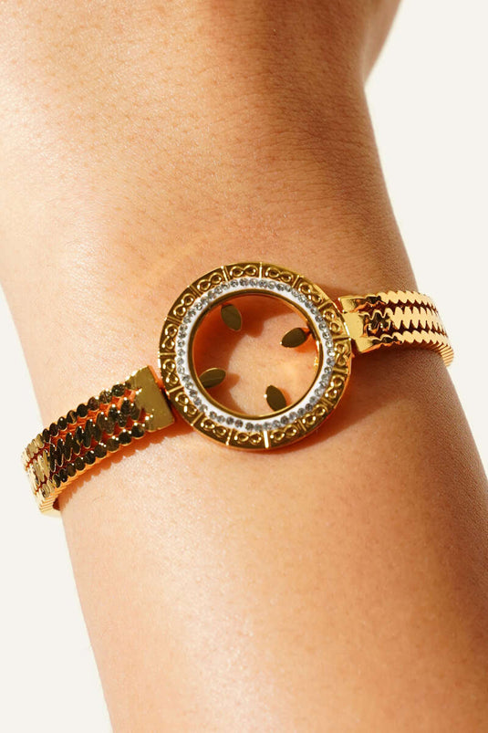 Bracelet demi-jonc à motif assorti 3