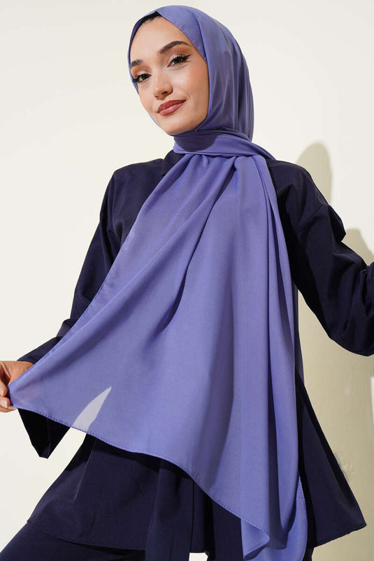 Bufanda de gasa multicolor Zaraf Series Índigo