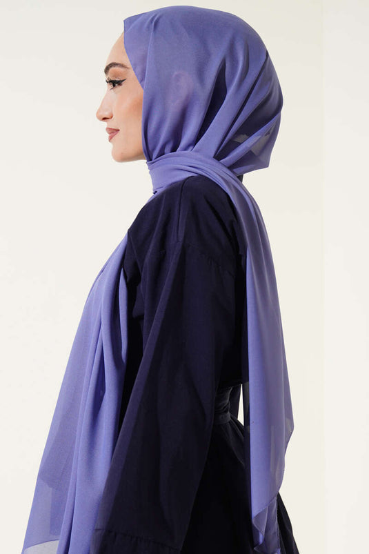 Bufanda de gasa multicolor Zaraf Series Índigo