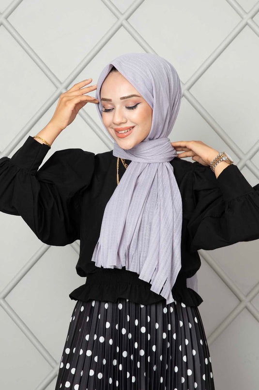 Muslin Hijab Scarf Gray