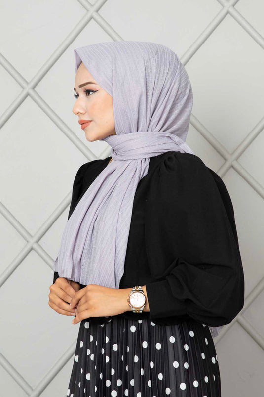 Muslin Hijab Scarf Gray