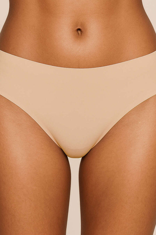 Pack de 3 bragas básicas NBB cortadas a láser de piel de visón negra