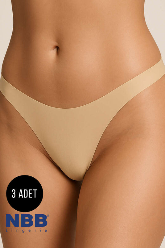 NBB 3'lü Lazer Kesim Tanga Ten