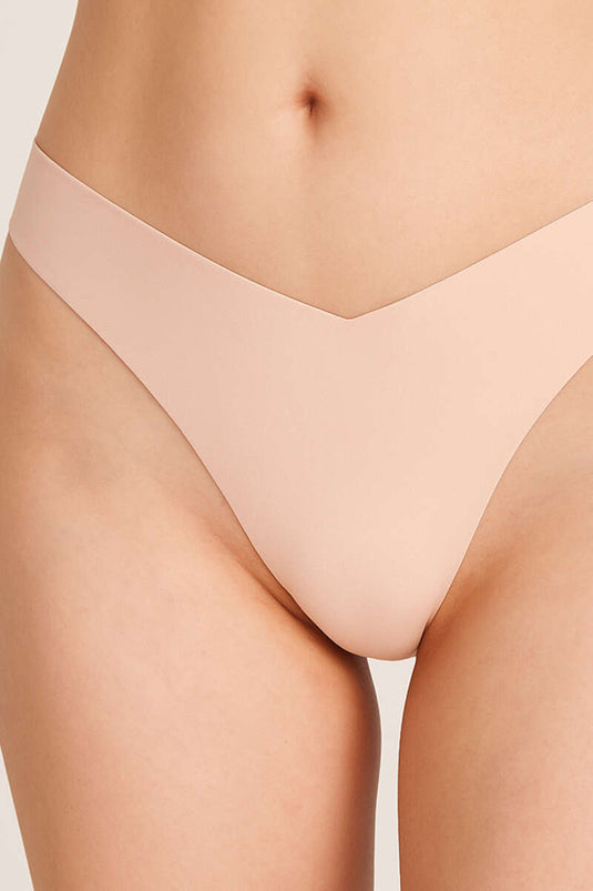 NBB 3'lü Lazer V Kesim Külot Ten Bordo Cappucino