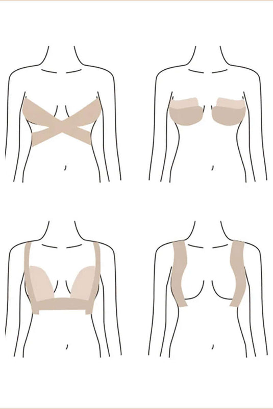 NBB 5cm Transparent Chest Band Transparent