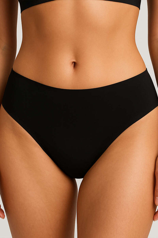 NBB Seamless 3-Pack Slip Panties Black White Skin