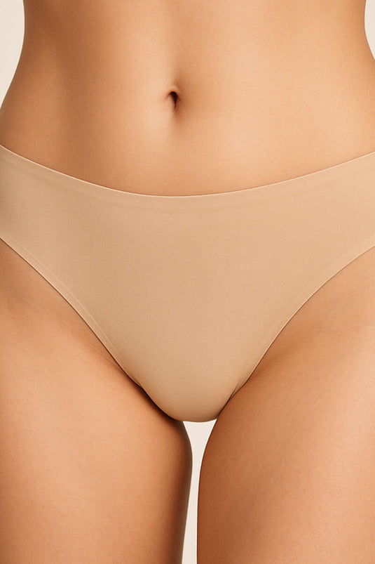 NBB Seamless 3-Pack Slip Panties Black White Skin