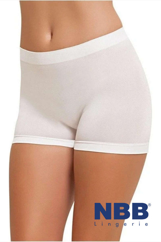 NBB Seamless Shorts White