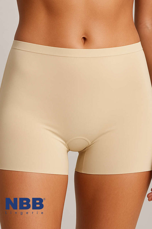 NBB Laser Cut Boxer Shorts Beige