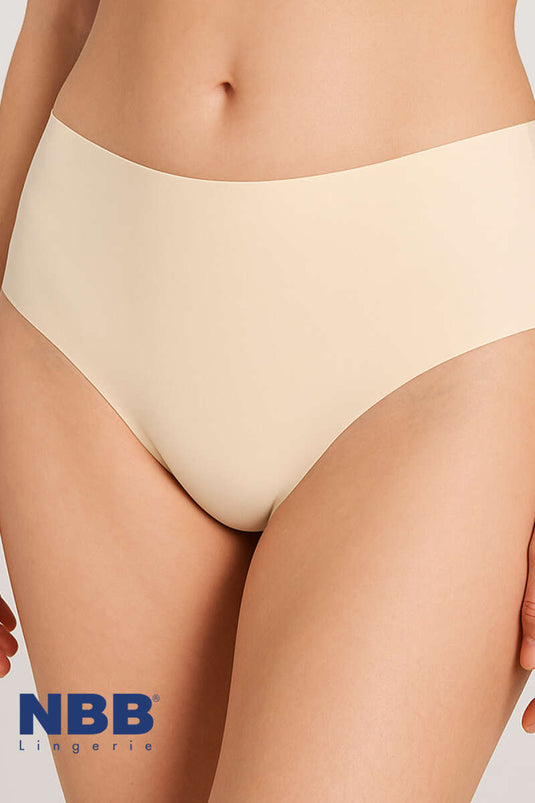 Culotte sans couture découpée au laser NBB saumon