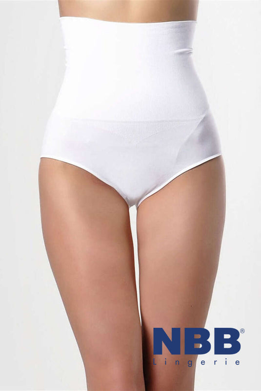 Culotte-corset taille haute NBB blanche