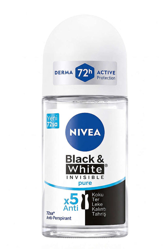 Nivea Pure 72 Uur Parel Extracten Dames Roll-On Deodorant 50 Ml