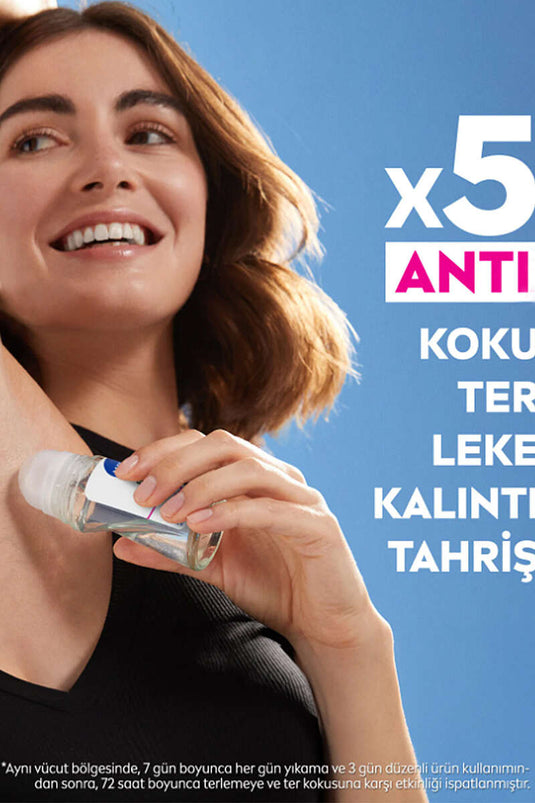 Nivea Pure 72 Uur Parel Extracten Dames Roll-On Deodorant 50 Ml