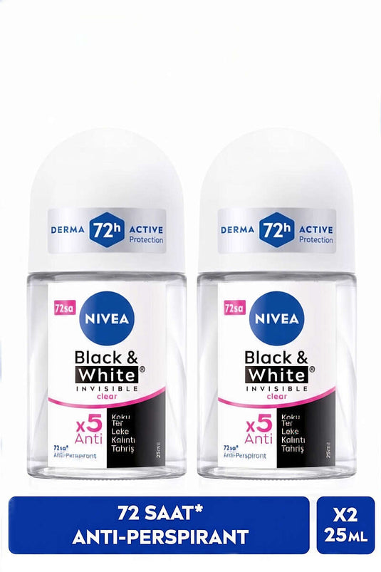 Nivea Roll-On 25ml + 25ml Clear Pack