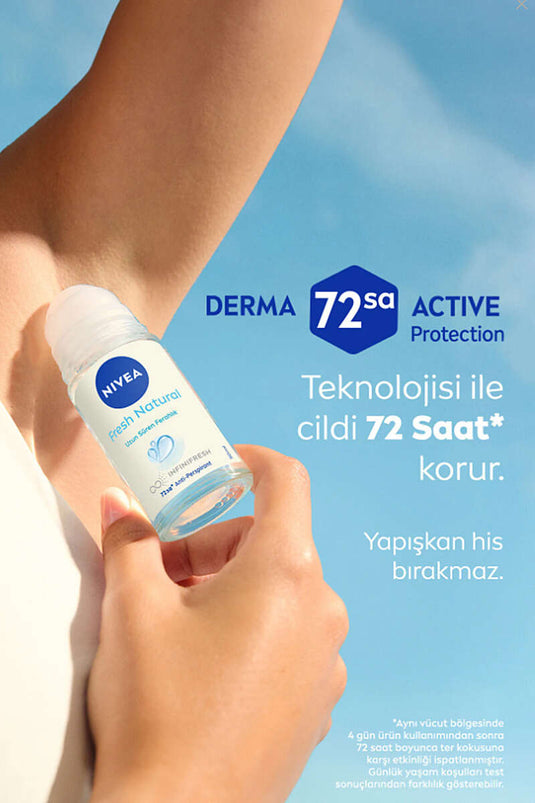 Nivea Roll-On 25ML+25ML Vorteilspaket Fresh Natural