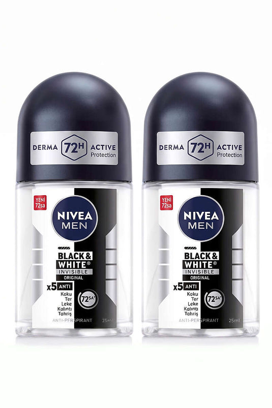 Nivea Roll-On Uomo 25ML+25ML Pacchetto Vantaggio Originale