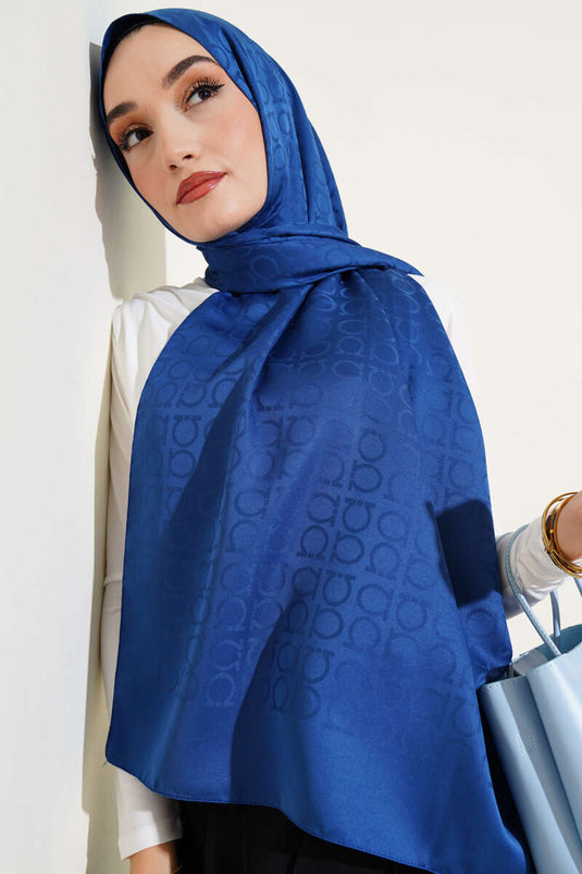 Châle jacquard à motif oméga Parlement