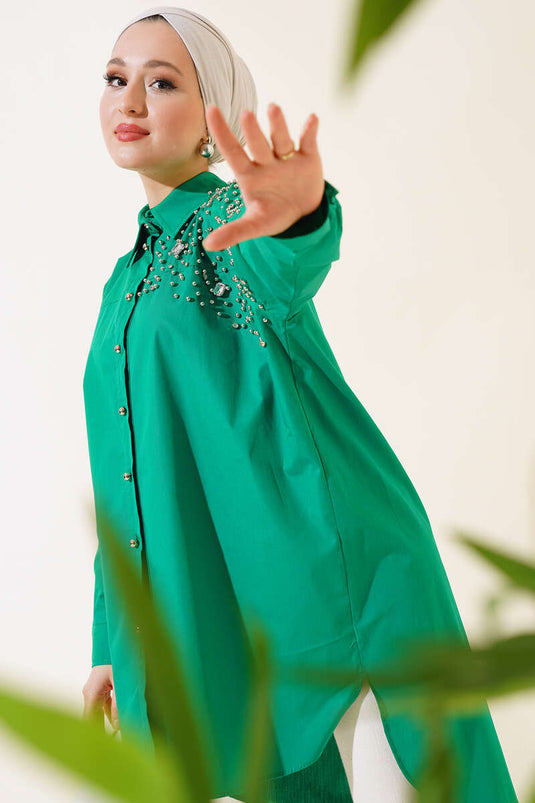 Tunique Pierre Perlée Épaule Benetton