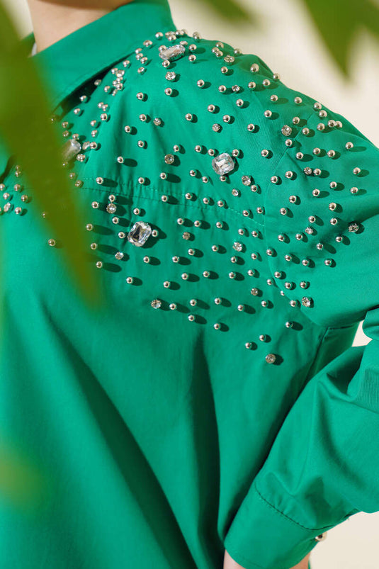 Tunique Pierre Perlée Épaule Benetton