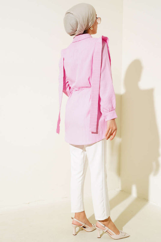Schouderriem Shirt Roze