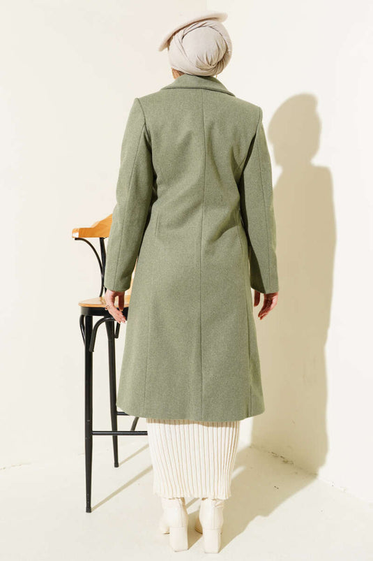 Manteau d'épaule Stoned Çağla Vert