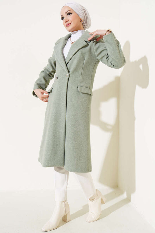 معطف الكتف رجم النعناع الأخضر