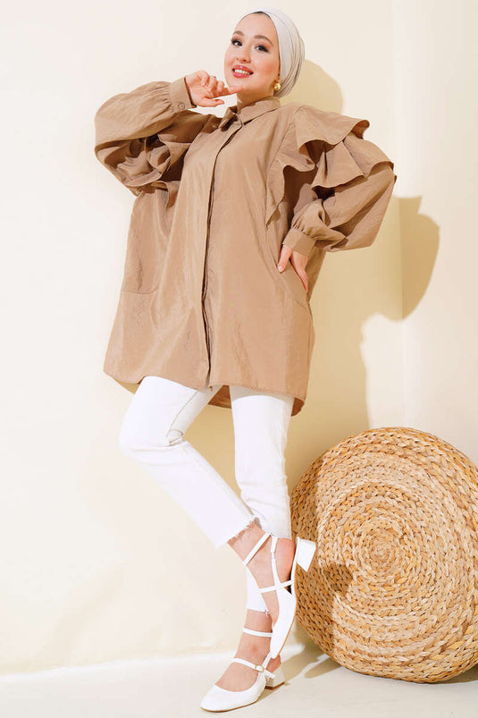 تونيك لاتيه بأكتاف متعددة