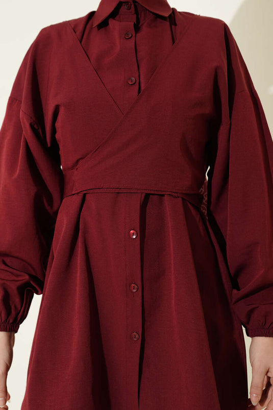 Chemise à nouer croisée devant Bordeaux