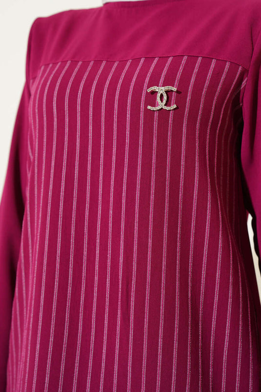 Önü Çizgili İkili Takım Burgonya