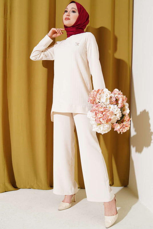 Önü Çizgili İkili Takım Taş