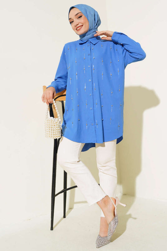 Detailed Shirt Indigo