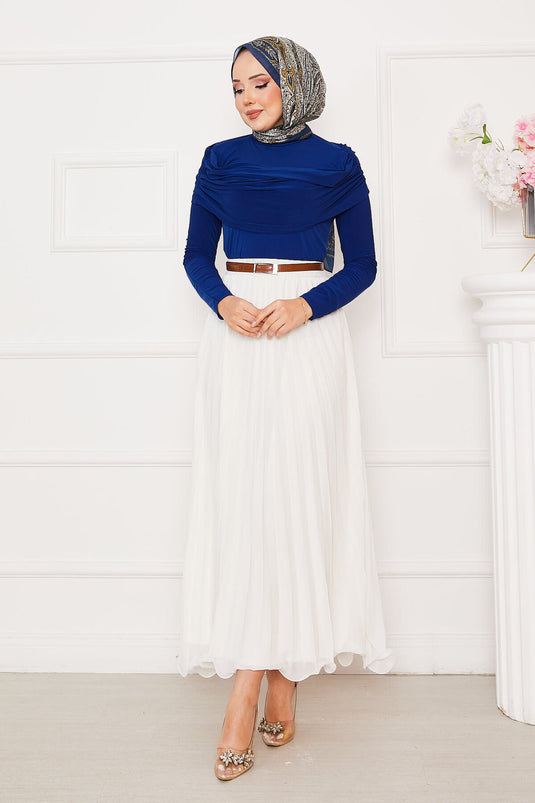 Önü Drapeli Sandy Blouse Saks